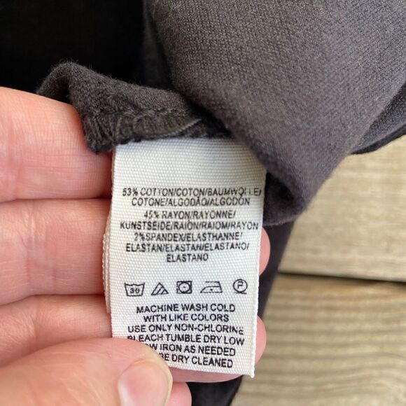 Free People Retro Velvet Black Mini Skirt Size 25 - Picture 3 of 5